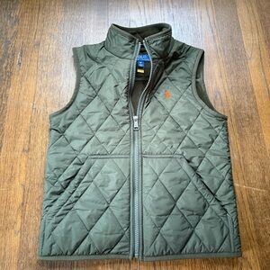 Polo by Ralph Lauren Olive Quilted Vest